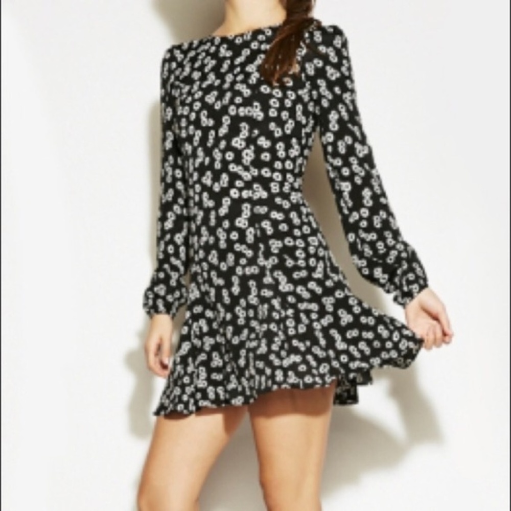 REFORMATION Mini Long Sleeve Daisy Dress